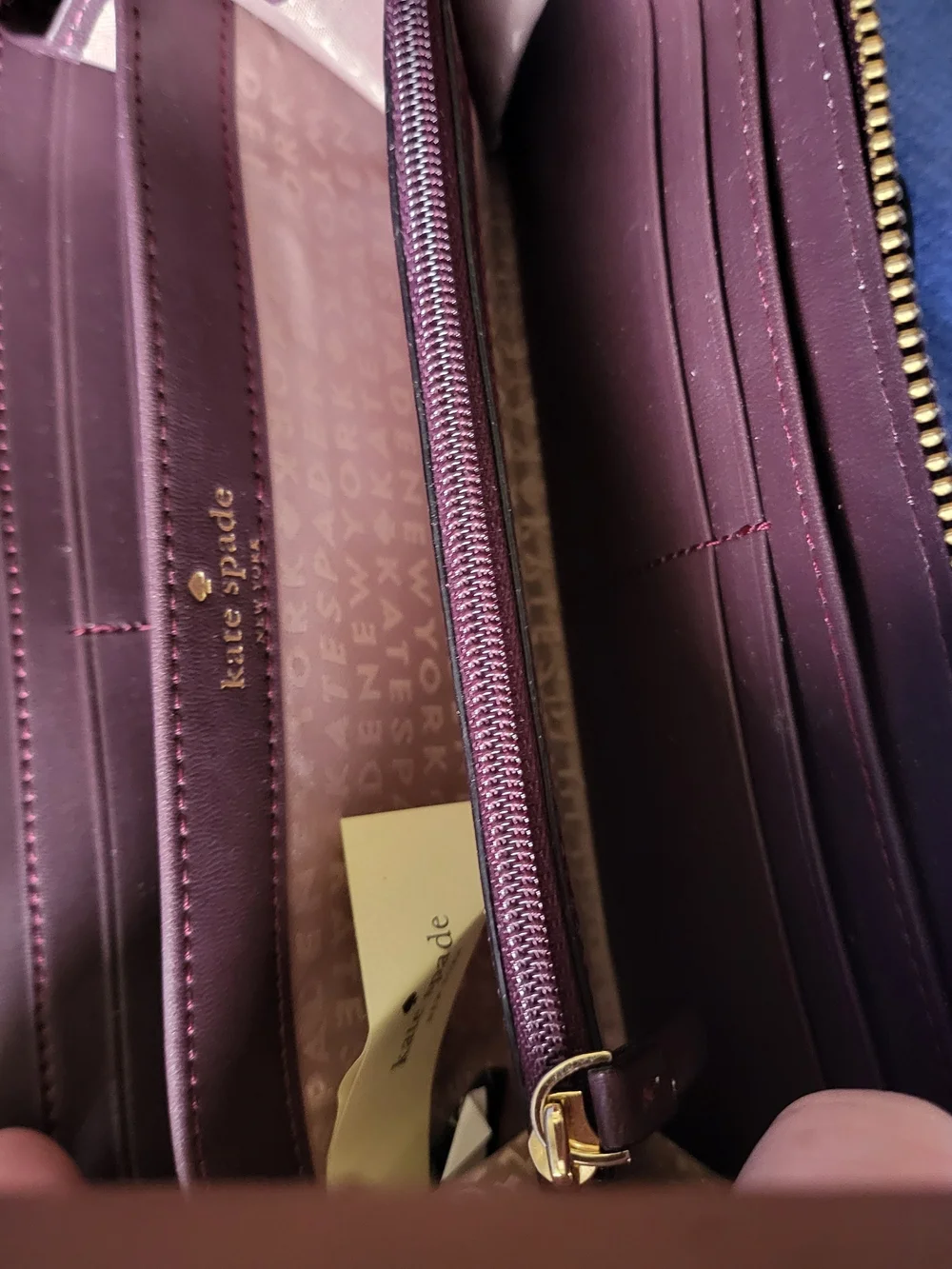kate spade smooth burgundy daily